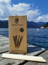 Load image into Gallery viewer, 10/100 sustainable straws made of bamboo, bamboo straw 100% sustainable and ecological, vegan
