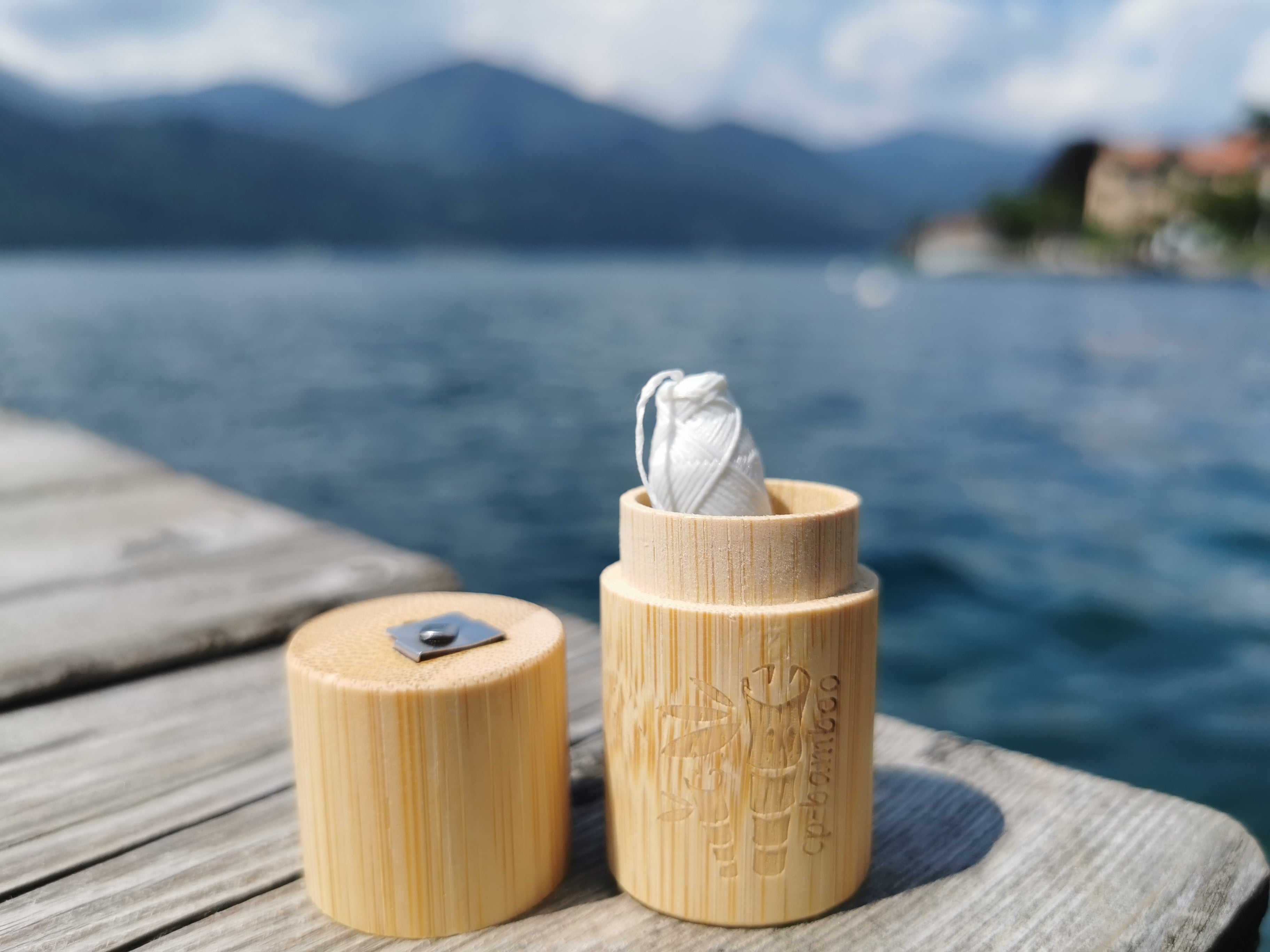 Zahnseide aus Maisstärke in Bambusbox – CP-Bamboo