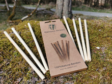 Load image into Gallery viewer, 10/100 sustainable straws made of bamboo, bamboo straw 100% sustainable and ecological, vegan