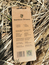 Load image into Gallery viewer, 10/100 sustainable straws made of bamboo, bamboo straw 100% sustainable and ecological, vegan